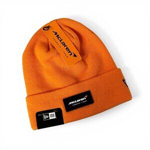 McLaren Formula 1 Team New Era Winter Orange Knit Beanie